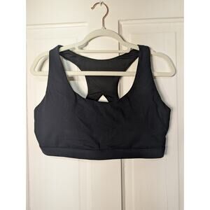 Running Girl Woman's 3X Sports Bra Black Razorback NWOT(728)